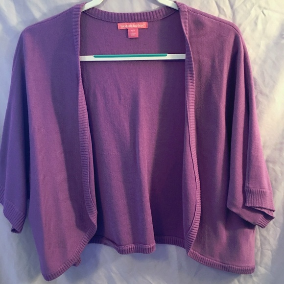 Woman Within Sweaters Purple Shrug Poshmark
